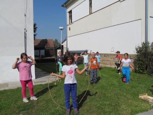 Sportování na začátku školního roku