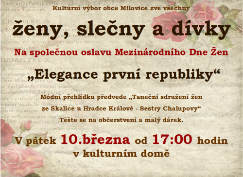 Posezení pro ženy, slečny a dívky .